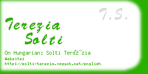 terezia solti business card